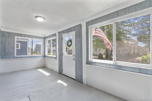 43 Atwater St, Milford, CT 06460 - view of unfurnished sunroom