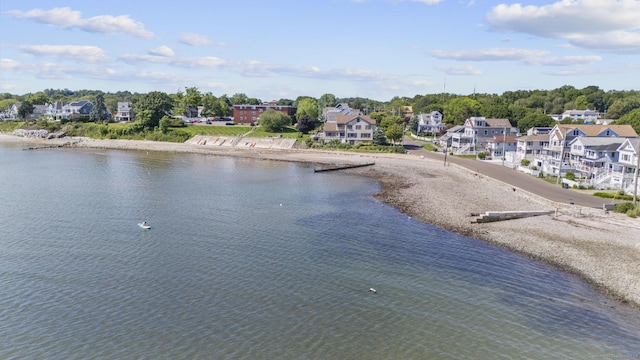 43 Atwater St, Milford, CT 06460 - aerial perspective of suburban area featuring a large body of water