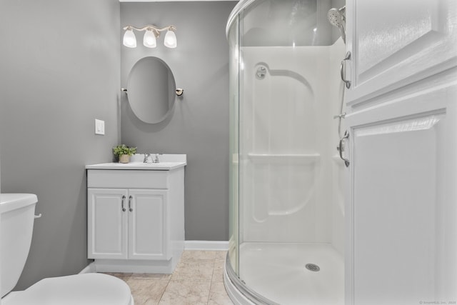 43 Atwater St, Milford, CT 06460 - full bath with a stall shower and vanity