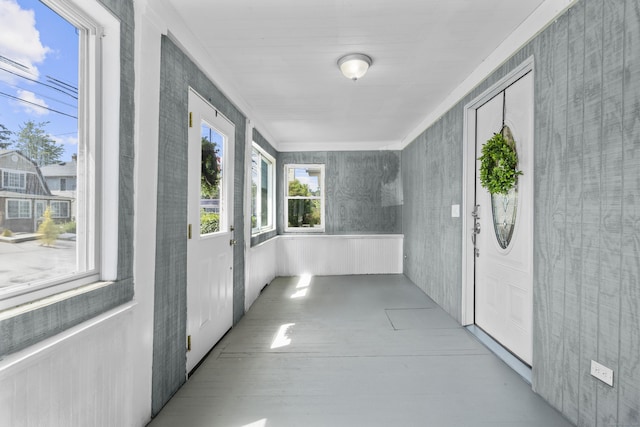43 Atwater St, Milford, CT 06460 - hall featuring wallpapered walls