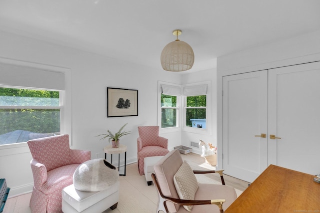 135 Gary Rd, Stamford, CT 06903 - sitting room with light wood-style flooring
