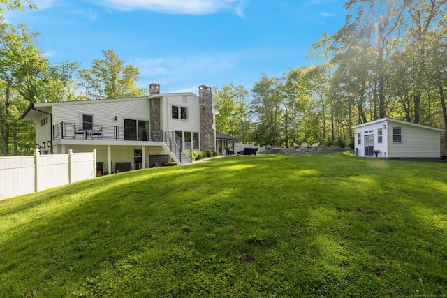 135 Gary Rd, Stamford, CT 06903 - view of yard featuring stairs