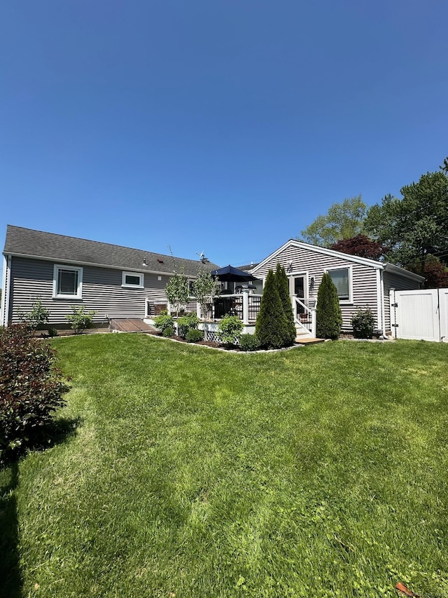 view of front of home