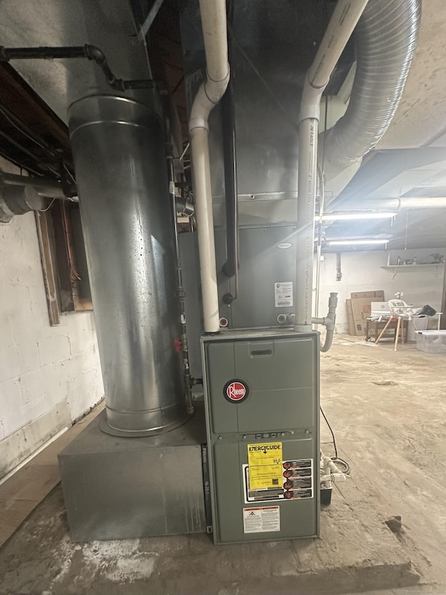 view of utility room