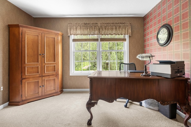 33 Pease Farm Rd, Ellington, CT 06029 - office space featuring plenty of natural light, light colored carpet, and wallpapered walls