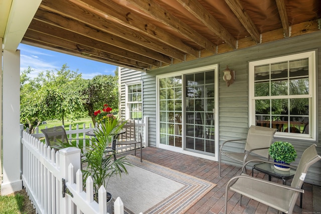 33 Pease Farm Rd, Ellington, CT 06029 - view of wooden terrace