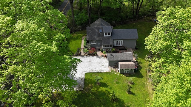 471 Newtown Tpke, Redding, CT 06896 - view from above of property