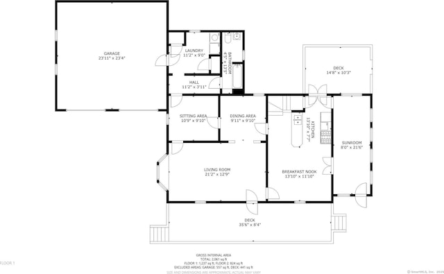 255 Killingly Rd, Pomfret, CT 06259 - home floor plan