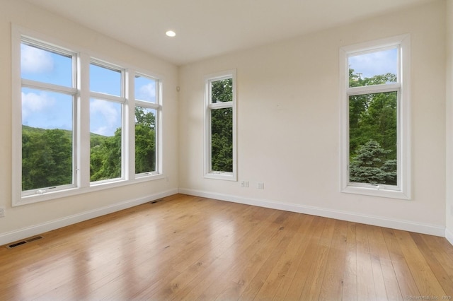 65 Church Rd, Sherman, CT 06784 - empty room with baseboards, light wood-style flooring, and recessed lighting