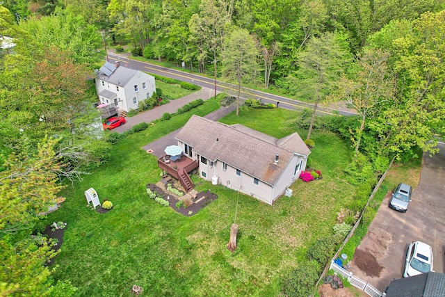 17A Morris Rd, Prospect, CT 06712 - aerial view of property and surrounding area with a heavily wooded area