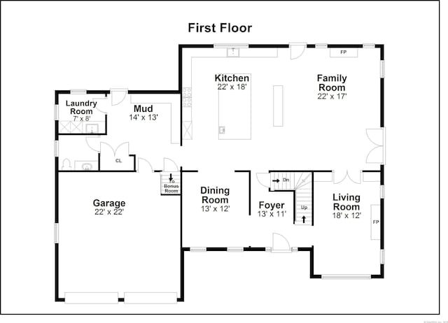 21 Park Pl, Darien, CT 06820 - property floor plan