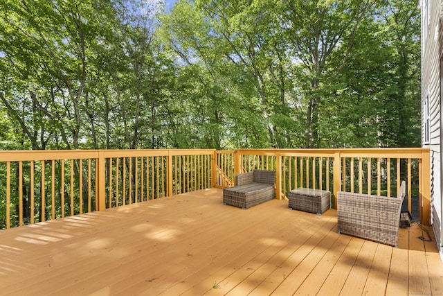 40 High Ridge Rd, Hamden, CT 06514 - view of wooden terrace