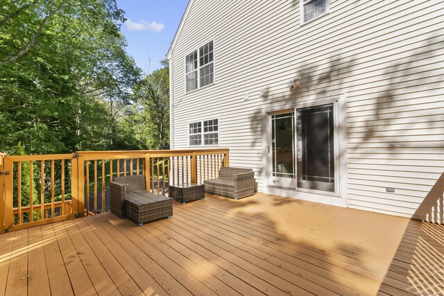 40 High Ridge Rd, Hamden, CT 06514 - view of wooden deck