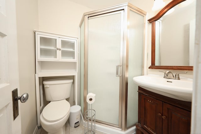 30 Birchwood St, Waterbury, CT 06708 - full bath with a stall shower, vanity, and toilet
