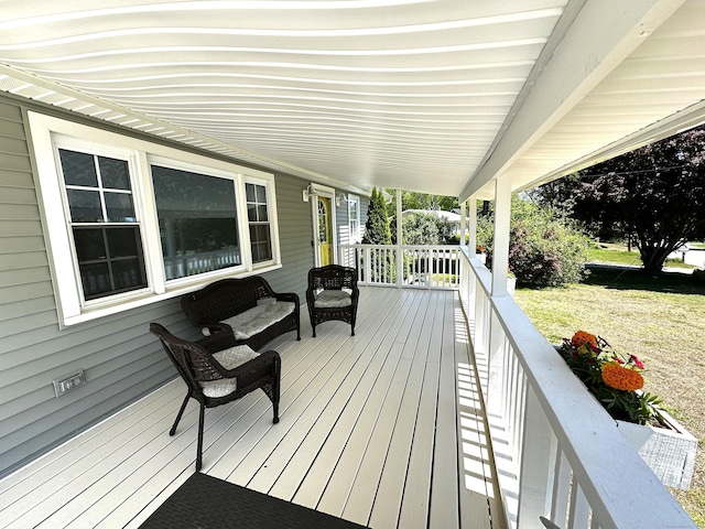 17 Aspen Ct, Norwich, CT 06360 - view of wooden deck