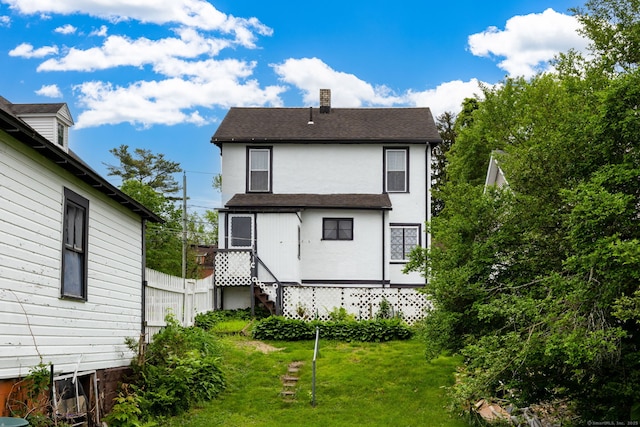 650 Broadview Ter, Hartford, CT 06106 - rear view of house featuring a chimney and roof with shingles