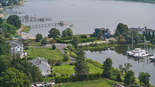 14 Great Marsh Rd, Westport, CT 06880 - aerial view of property and surrounding area with a nearby body of water