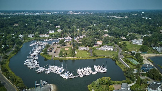 14 Great Marsh Rd, Westport, CT 06880 - view of property location featuring a marina and a nearby body of water