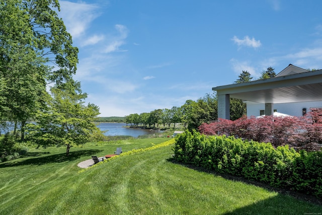 7 Hanna Ln, Essex, CT 06426 - view of grassy yard featuring a water view