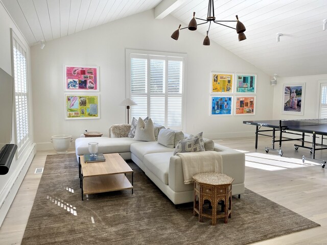 7 Hanna Ln, Essex, CT 06426 - living area featuring wood finished floors and wooden ceiling