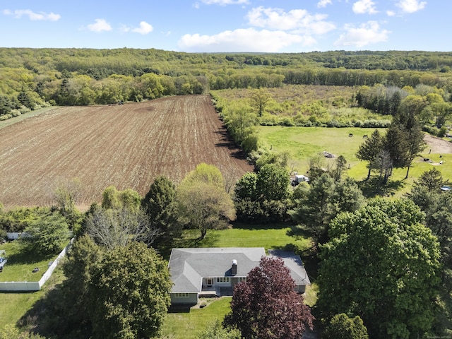 241 Clarks Falls Rd, North Stonington, CT 06359 - overview of rural landscape with rows of crops