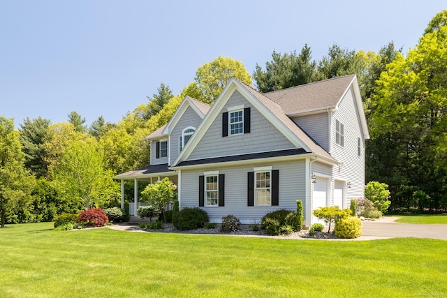 123 Cobblestone Dr, Southington, CT 06479 - view of side of home featuring concrete driveway and a yard
