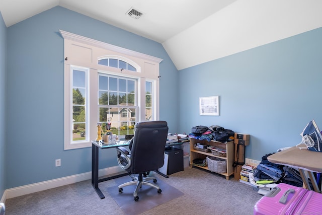 123 Cobblestone Dr, Southington, CT 06479 - carpeted office with vaulted ceiling and baseboards