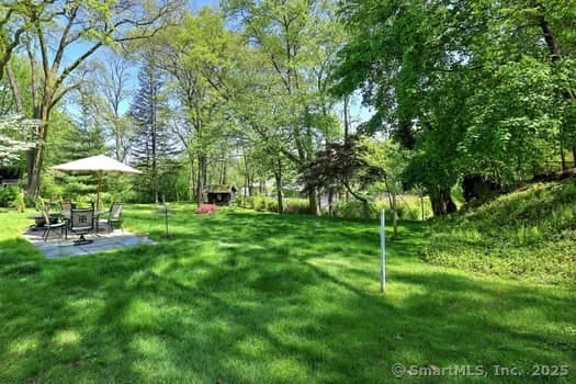 32 Lenox Ave, Norwalk, CT 06854 - view of green lawn with a patio