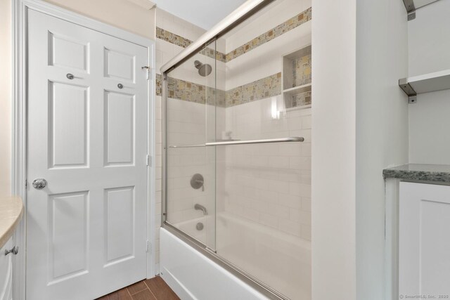 15 Westwood Rd, Essex, CT 06442 - bathroom with combined bath / shower with glass door and vanity