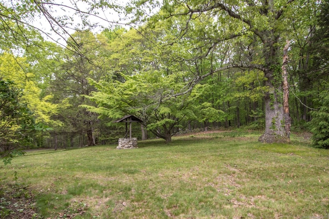 95 Vista Rd, Wilton, CT 06897 - view of green lawn with a view of trees