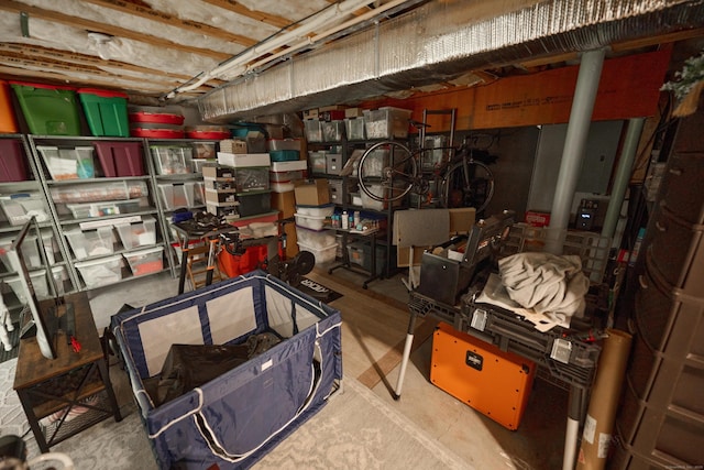 view of storage room