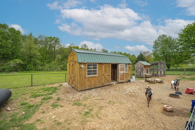 917 N Grand St, Suffield, CT 06093 - view of shed with exterior structure and fence