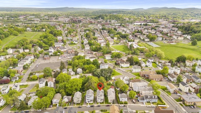 29 Cabot St, New Britain, CT 06053 - aerial view of property's location with nearby suburban area and mountains