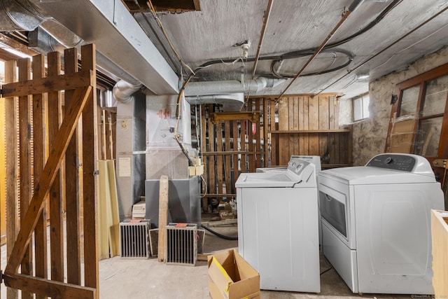 29 Cabot St, New Britain, CT 06053 - below grade area featuring washing machine and dryer