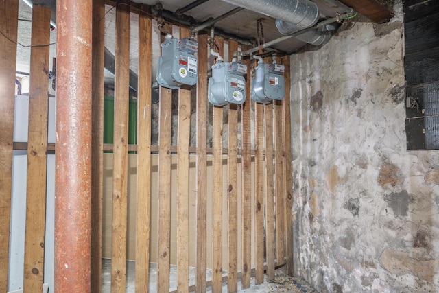 29 Cabot St, New Britain, CT 06053 - utility room with gas meter