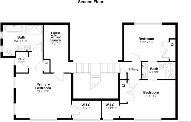43 Hunting Ridge Rd, Greenwich, CT 06831 - floor plan / room layout