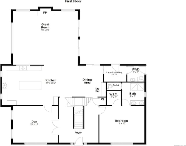 43 Hunting Ridge Rd, Greenwich, CT 06831 - home floor plan
