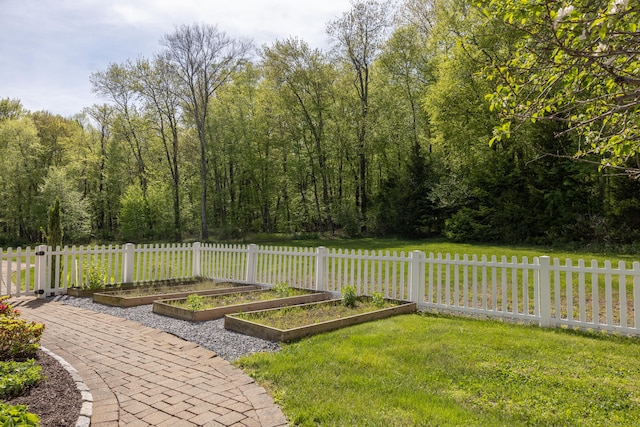 70 Wakeman Hill Rd, Sherman, CT 06784 - view of yard featuring a garden and a forest view