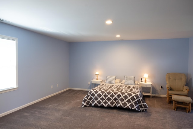 70 Wakeman Hill Rd, Sherman, CT 06784 - bedroom with carpet floors, baseboards, and recessed lighting