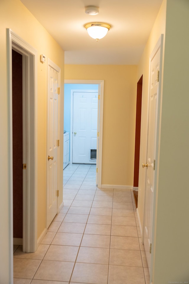 70 Wakeman Hill Rd, Sherman, CT 06784 - hallway with light tile patterned floors and baseboards