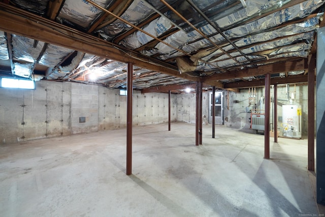 48 Lafayette Dr, Trumbull, CT 06611 - basement featuring water heater and a heating unit