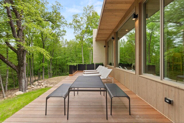 19 Old Paddock Ln, Kent, CT 06785 - view of wooden deck