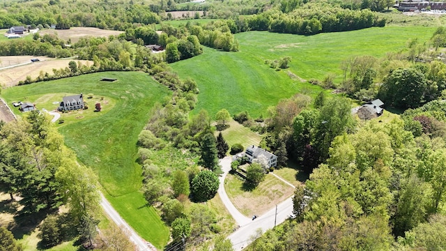 101 Child Hill Rd, Woodstock, CT 06281 - aerial view of property and surrounding area with rural landscape