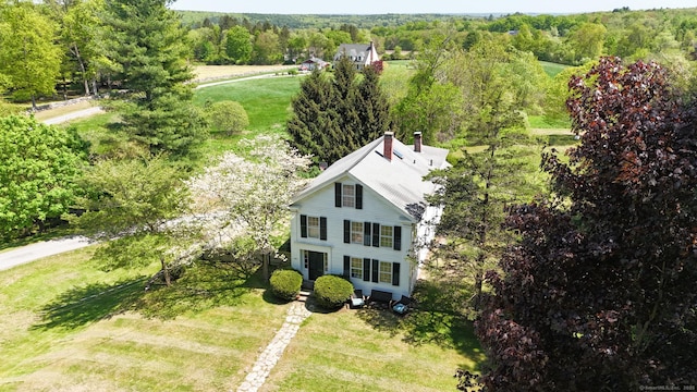101 Child Hill Rd, Woodstock, CT 06281 - view from above of property featuring a forest