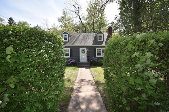 794 Center St, Manchester, CT 06040 - cape cod home featuring a chimney