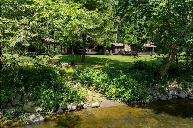 20 Kirk Rd, Sharon, CT 06796 - view of grassy yard featuring a wooden deck