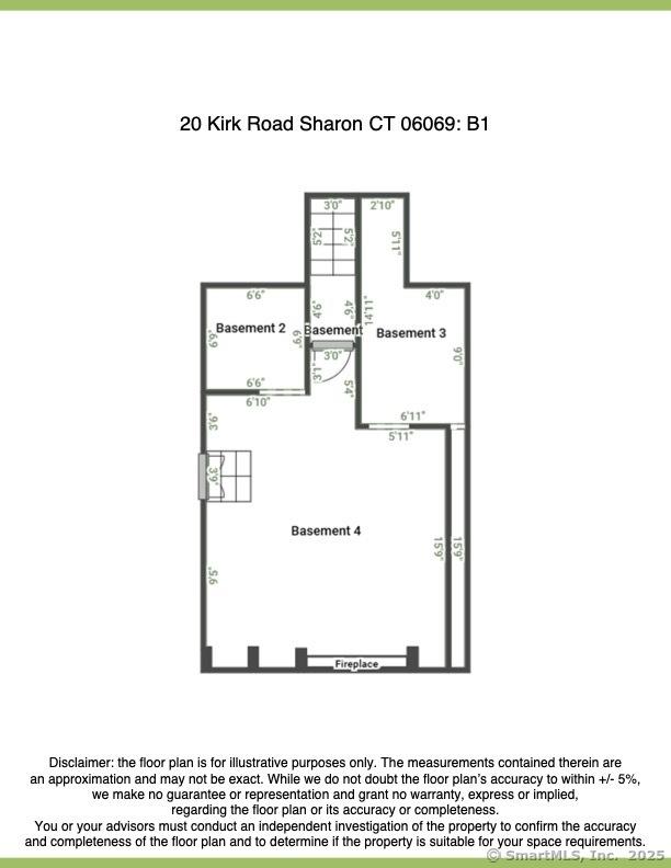 20 Kirk Rd, Sharon, CT 06796 - property floor plan
