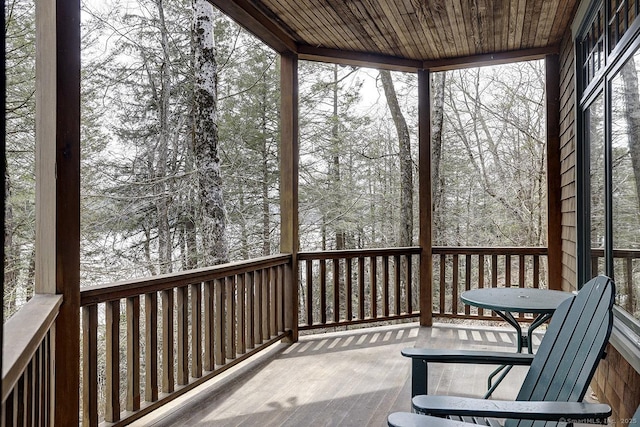 view of deck