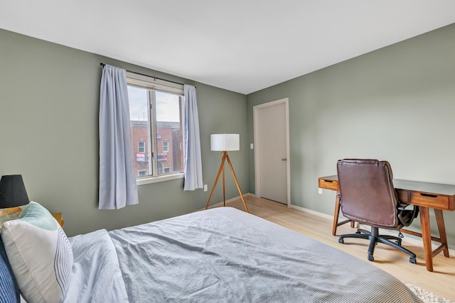 42 Temple Ct Unit 42, New Haven, CT 06511 - bedroom featuring wood finished floors and baseboards