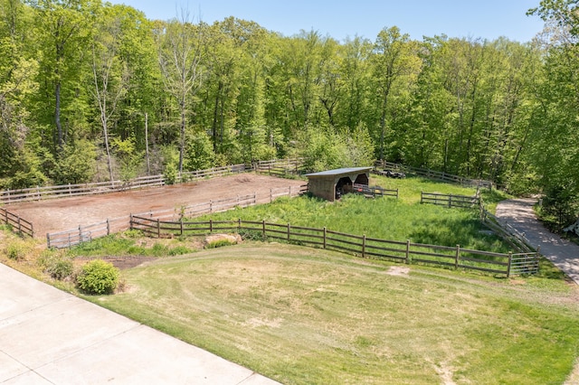 97 W Rd, Marlborough, CT 06447 - view of community with a view of rural / pastoral area, a forest view, an exterior structure, fence, and an outbuilding